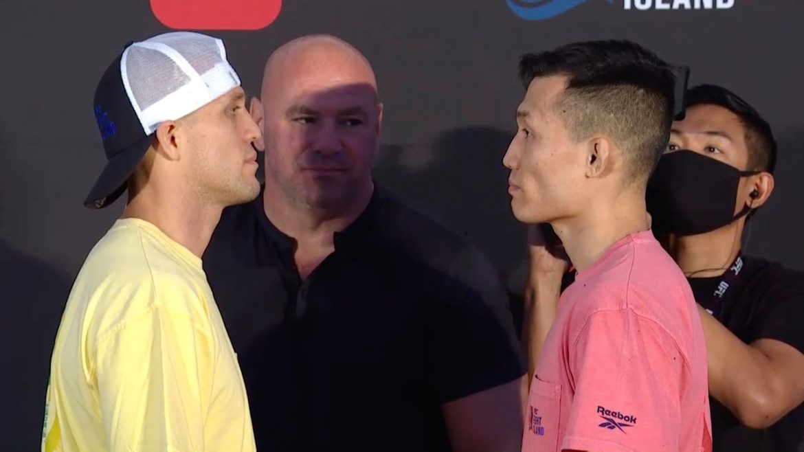 Битва взглядов UFC: Ортега vs Корейский Зомби (Видео)