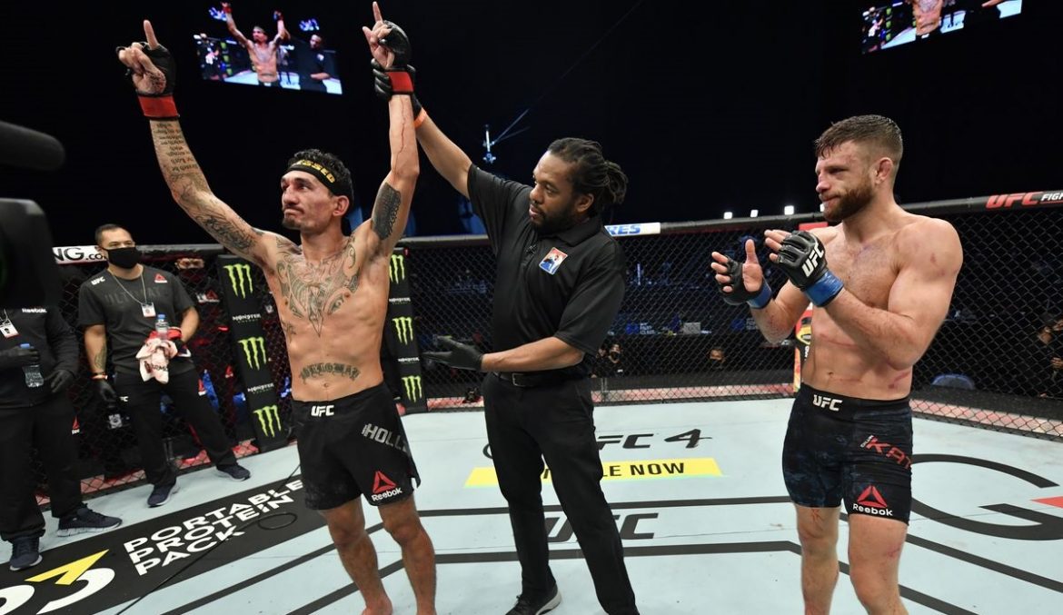 Макс Холлоуэй в доминирующем стиле победил Келвина Кэттера