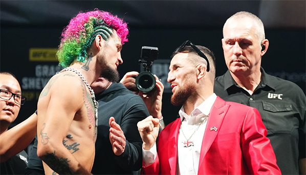 Видео: битвы взглядов на UFC 306