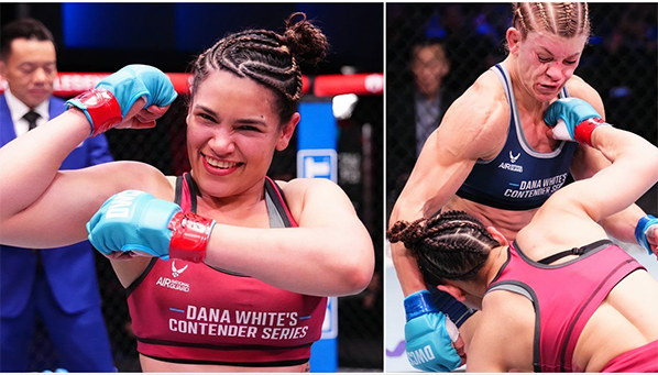 Видео: оформила брутальный нокаут и получила контракт!