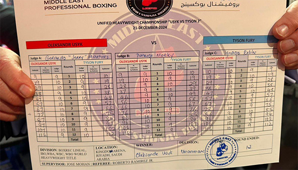 Статистика боя Усик vs Фьюри 2: что показывают цифры?