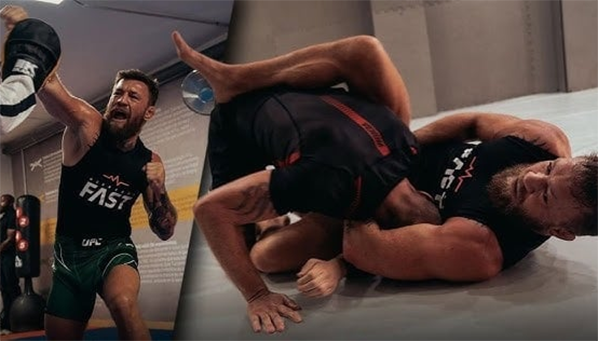 Джиу-джитсу Конора: два сабмишена за пять минут (Видео)