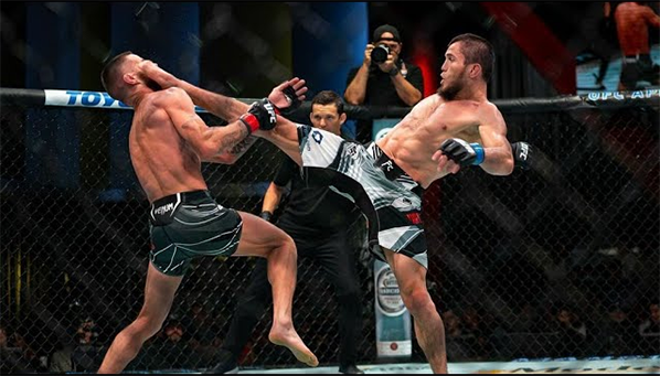 Умар Нурмагомедов показал отточенные кики (видео)