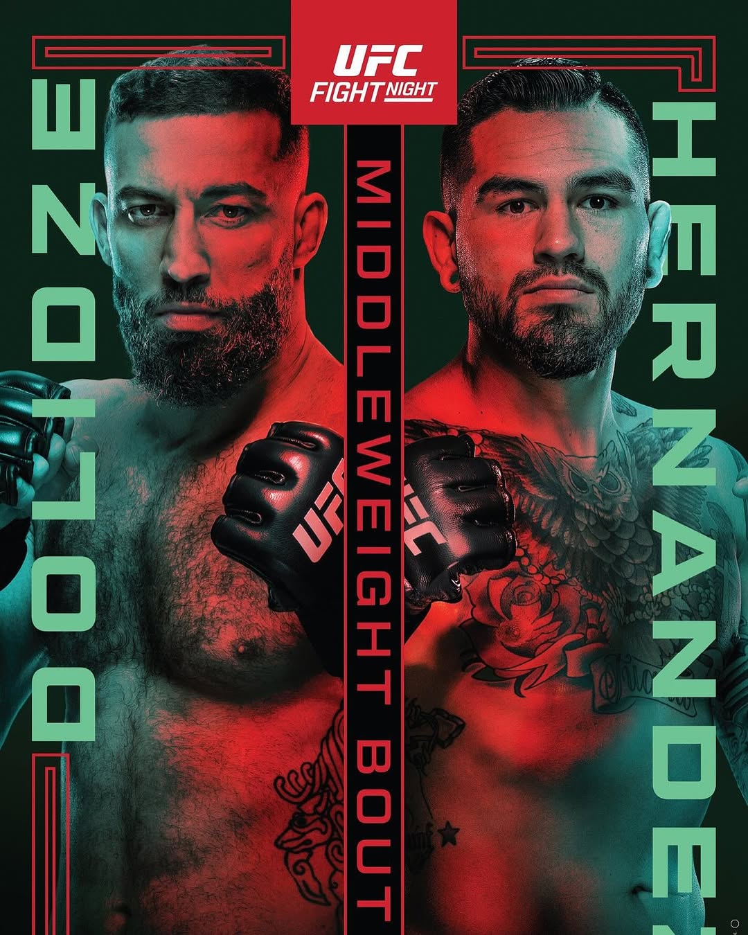 🎯 Прогноз Dolidze vs Hernandez — UFC Fight Night: Dolidze vs Hernandez (9 августа 2025)