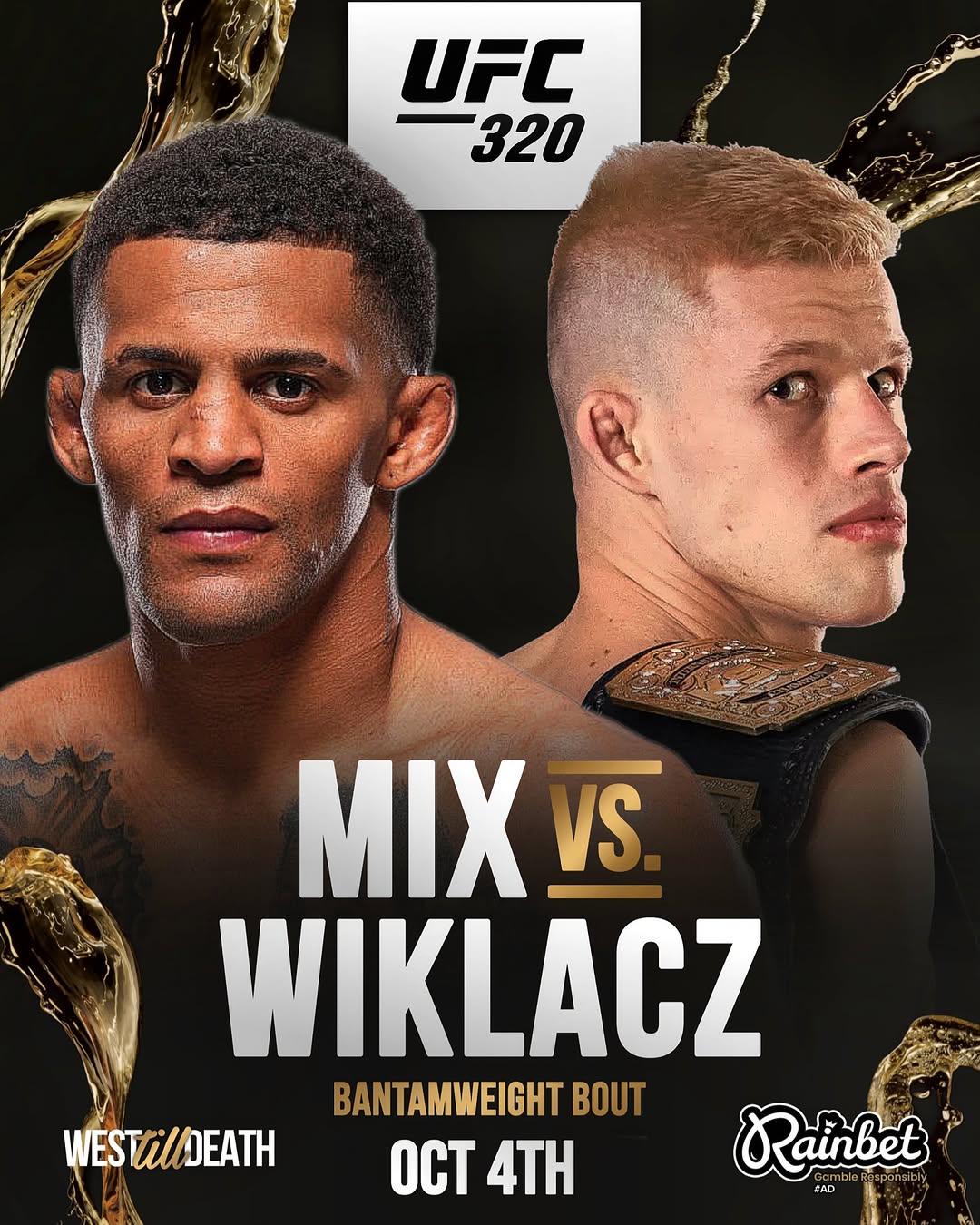 Прогноз Mix vs Wiklacz — UFC 320, Лас-Вегас (04.10.2025)