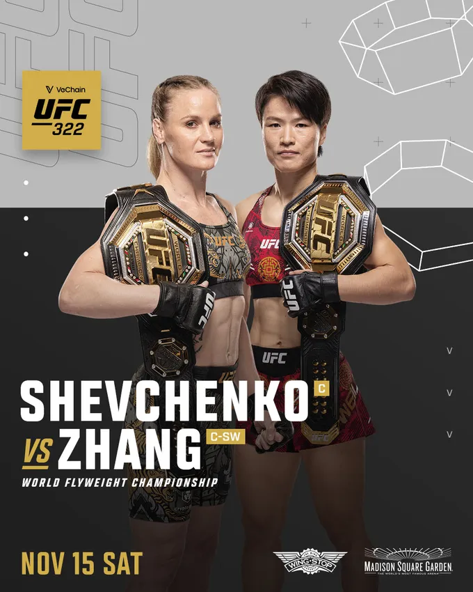 Валентина Шевченко – Чжан Вэйли прогноз на UFC 322