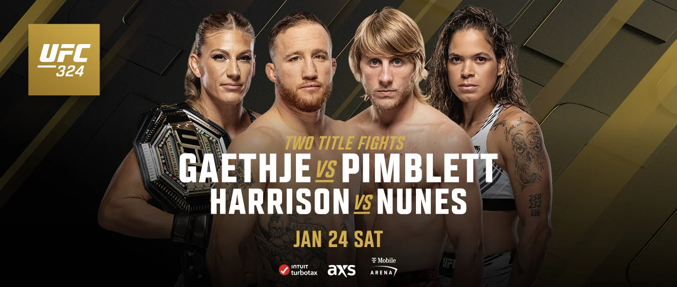 UFC 324: Gaethje vs Pimblett — полный кард турнира